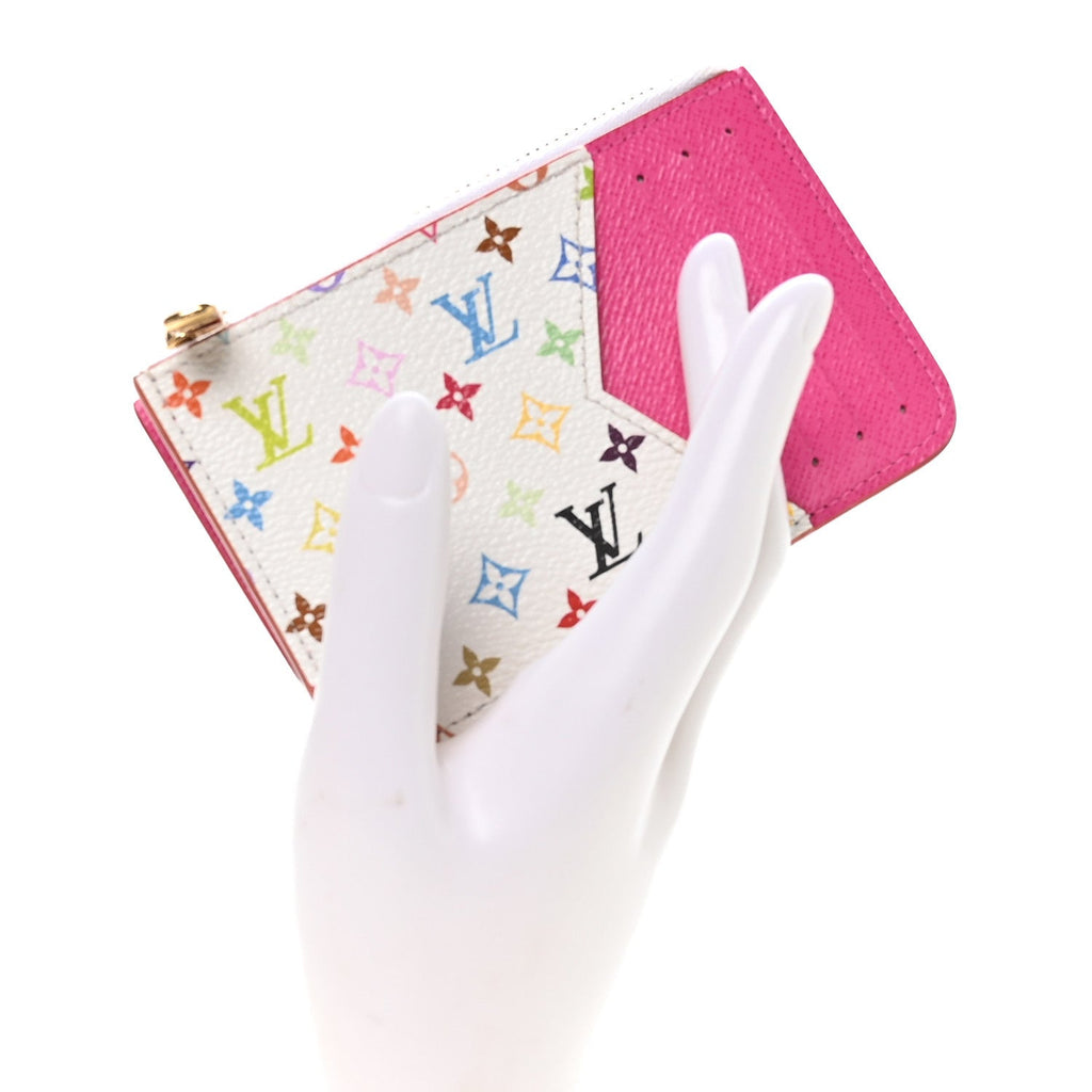 Louis Vuitton LV X TM Monogram Romy Card Holder Kawaii Pink