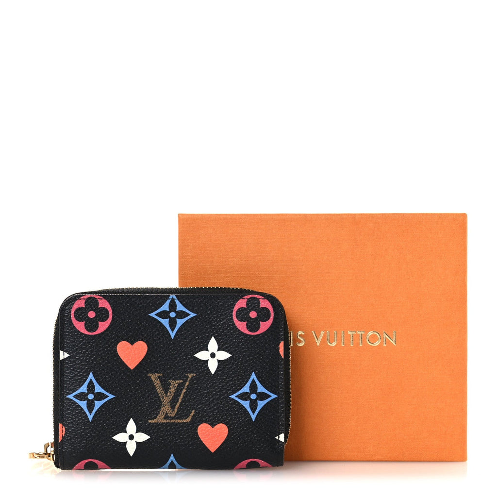 Louis Vuitton Game On Zippy Coin Purse Black