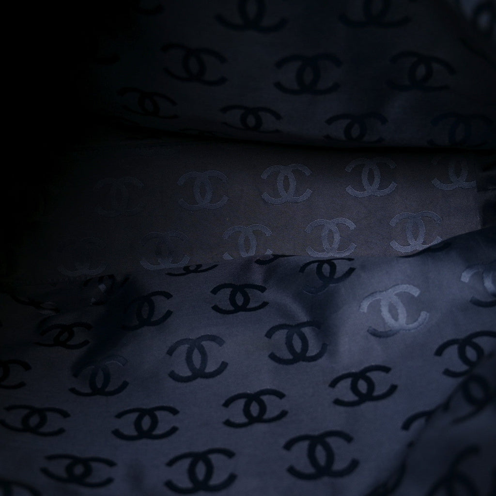 Chanel Denim Large CC Tote Dark Navy Blue