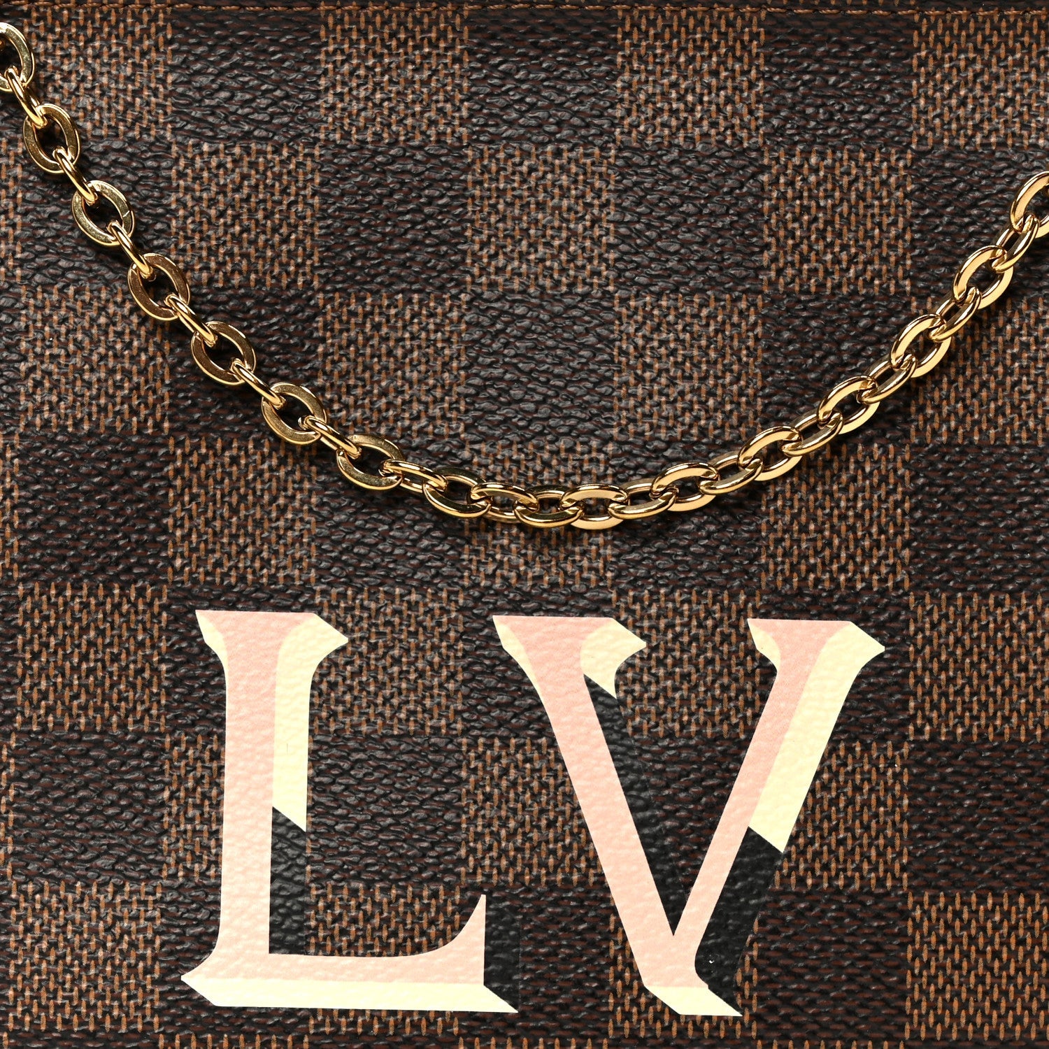 Louis Vuitton Damier Ebene Double Zip Pochette