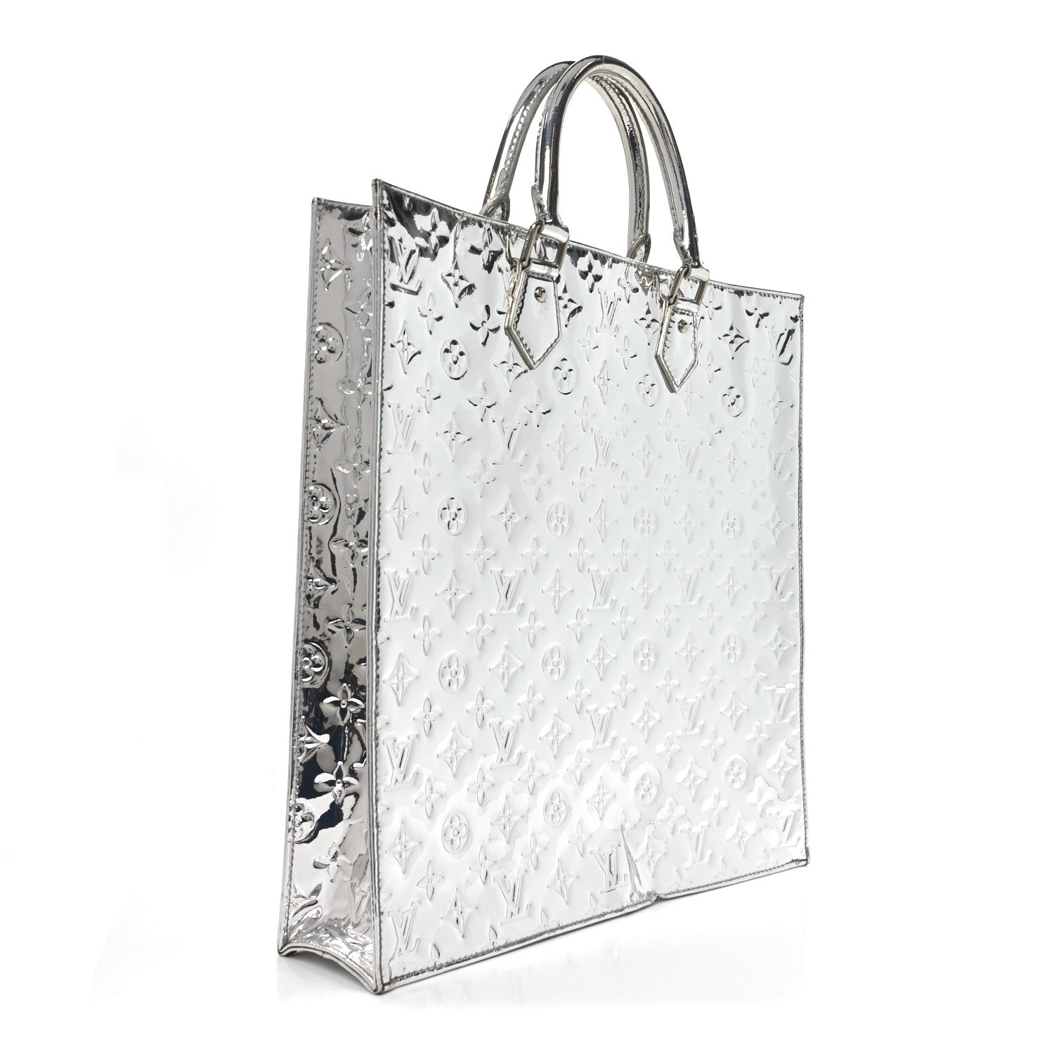 Louis Vuitton Monogram Miroir Sac Plat Silver