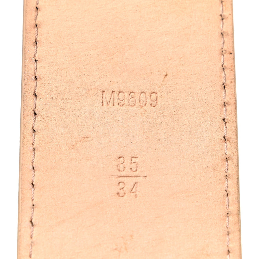 Louis Vuitton Damier Azur LV Initiales 85 34 Belt