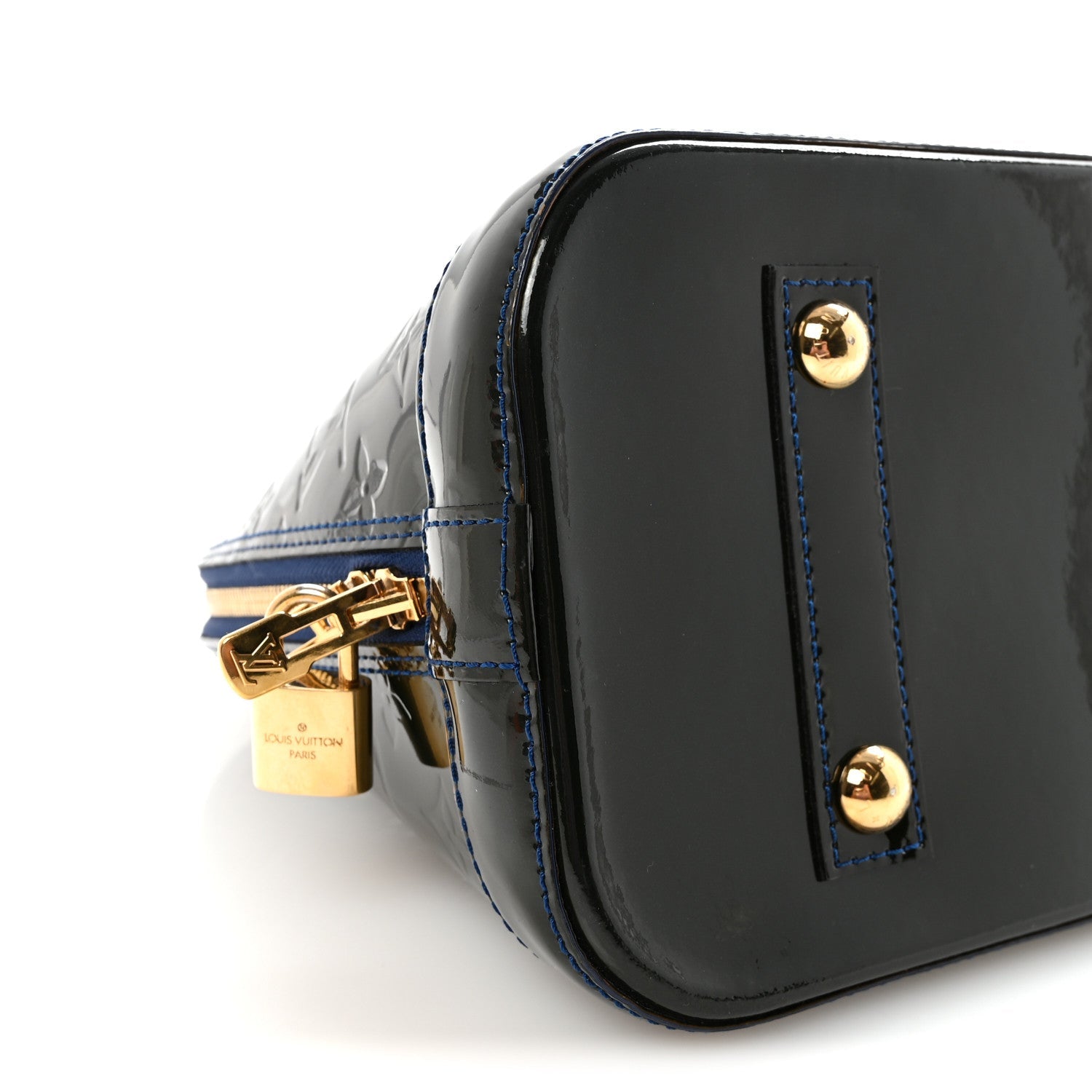 Louis Vuitton Vernis Alma PM Blue Infini