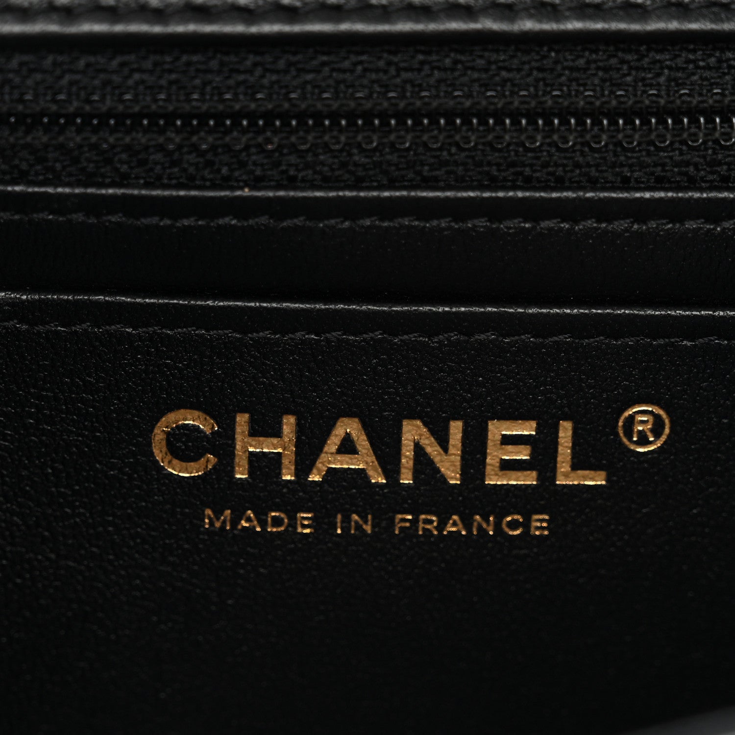 Chanel Lambskin Quilted Mini Rectangular Flap Black