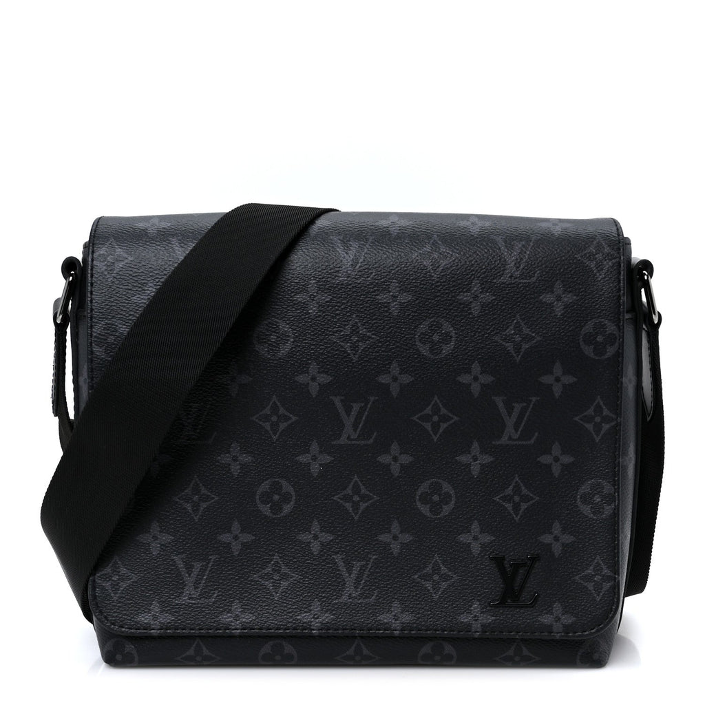 Louis Vuitton Monogram Eclipse District PM Black