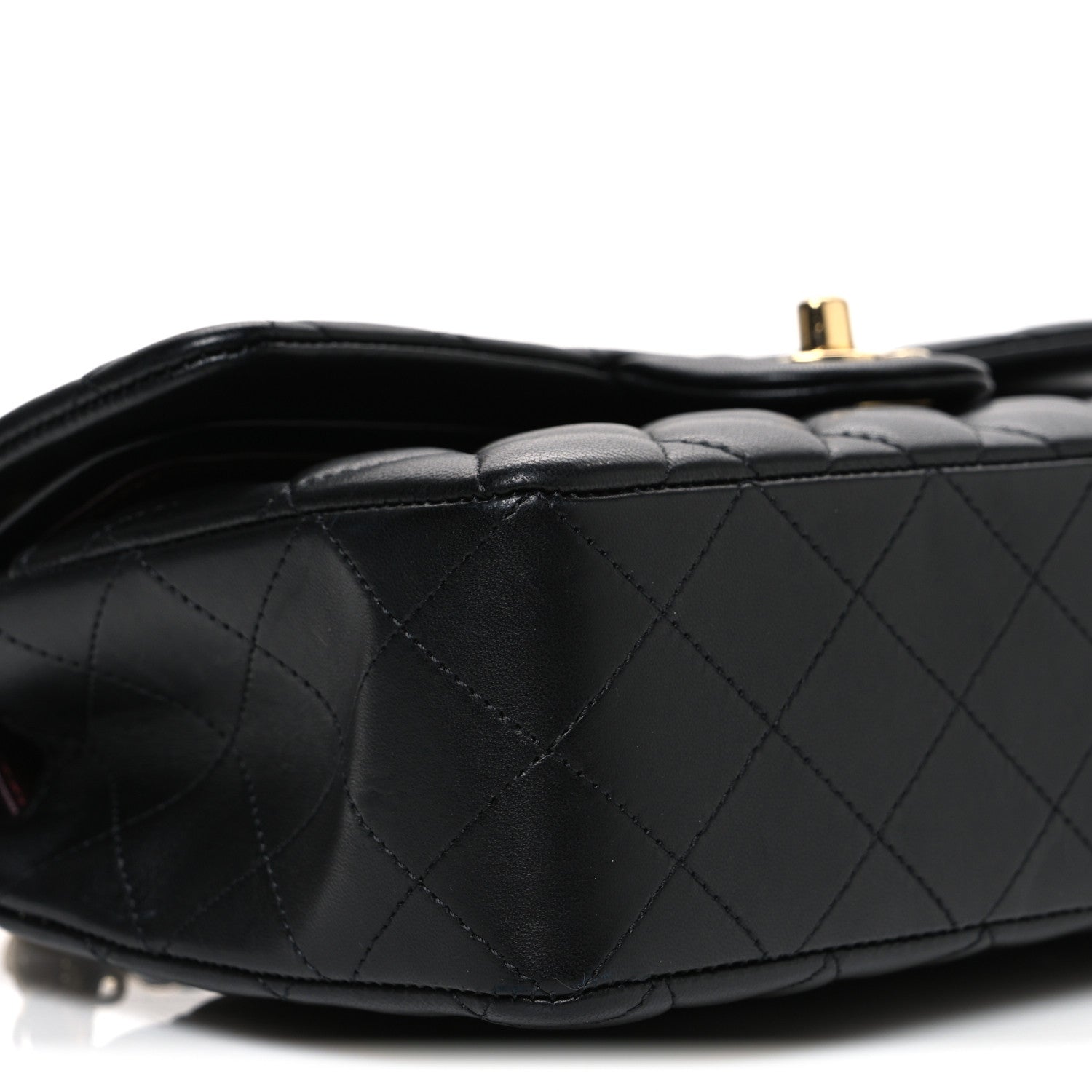 Chanel Lambskin Quilted Small Double Flap Black