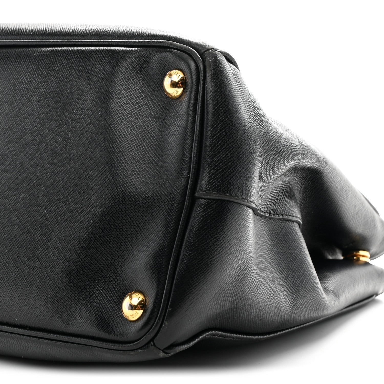 Prada Saffiano Medium Galleria Double Zip Tote Black
