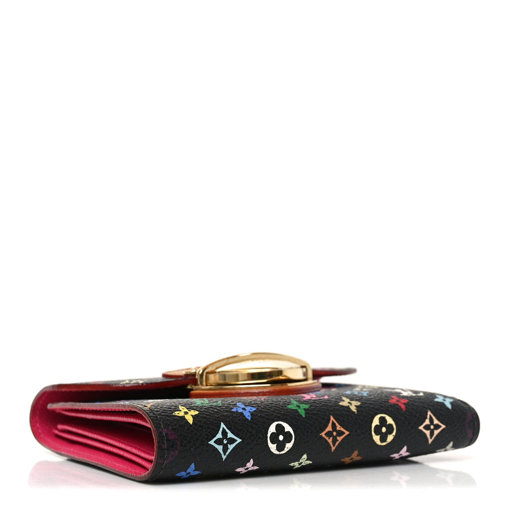 Louis Vuitton Monogram Multicolor Joey Wallet Black Grenade