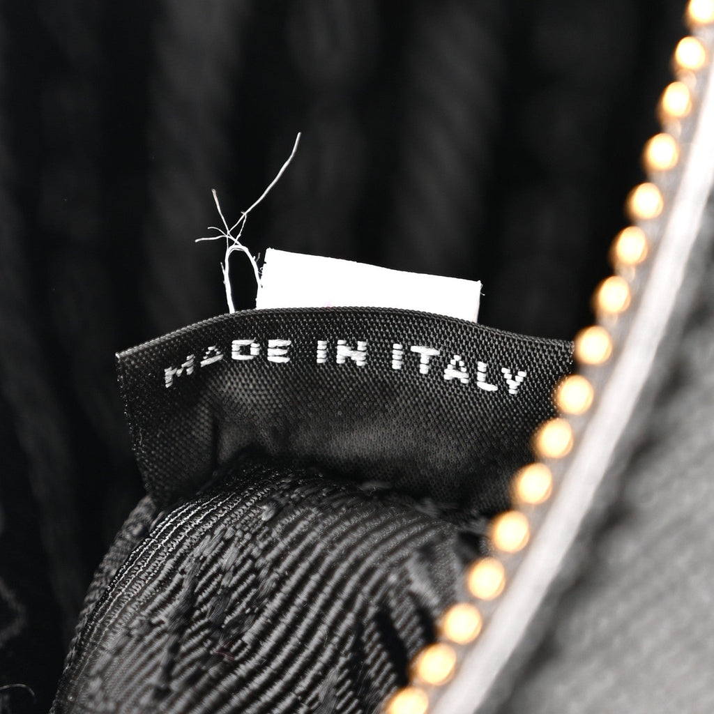 Prada Saffiano Lux Re-Edition 2005 Shoulder Bag Black