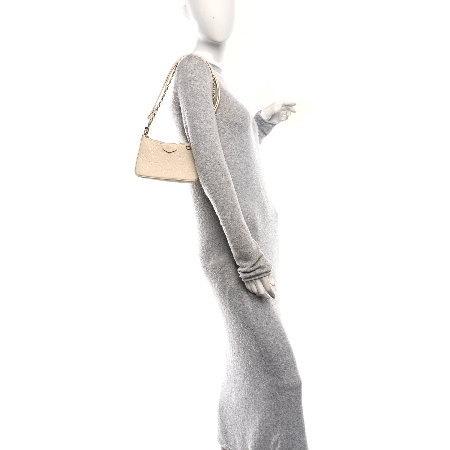 Louis Vuitton Empreinte Easy Pouch On Strap Cream