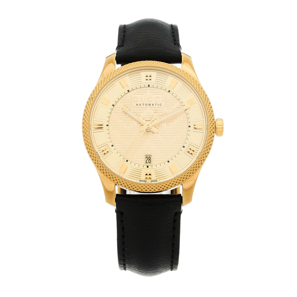 Gucci Stainless Steel Calfskin 40mm G-Timeless Eryx Automatic Watch Gold