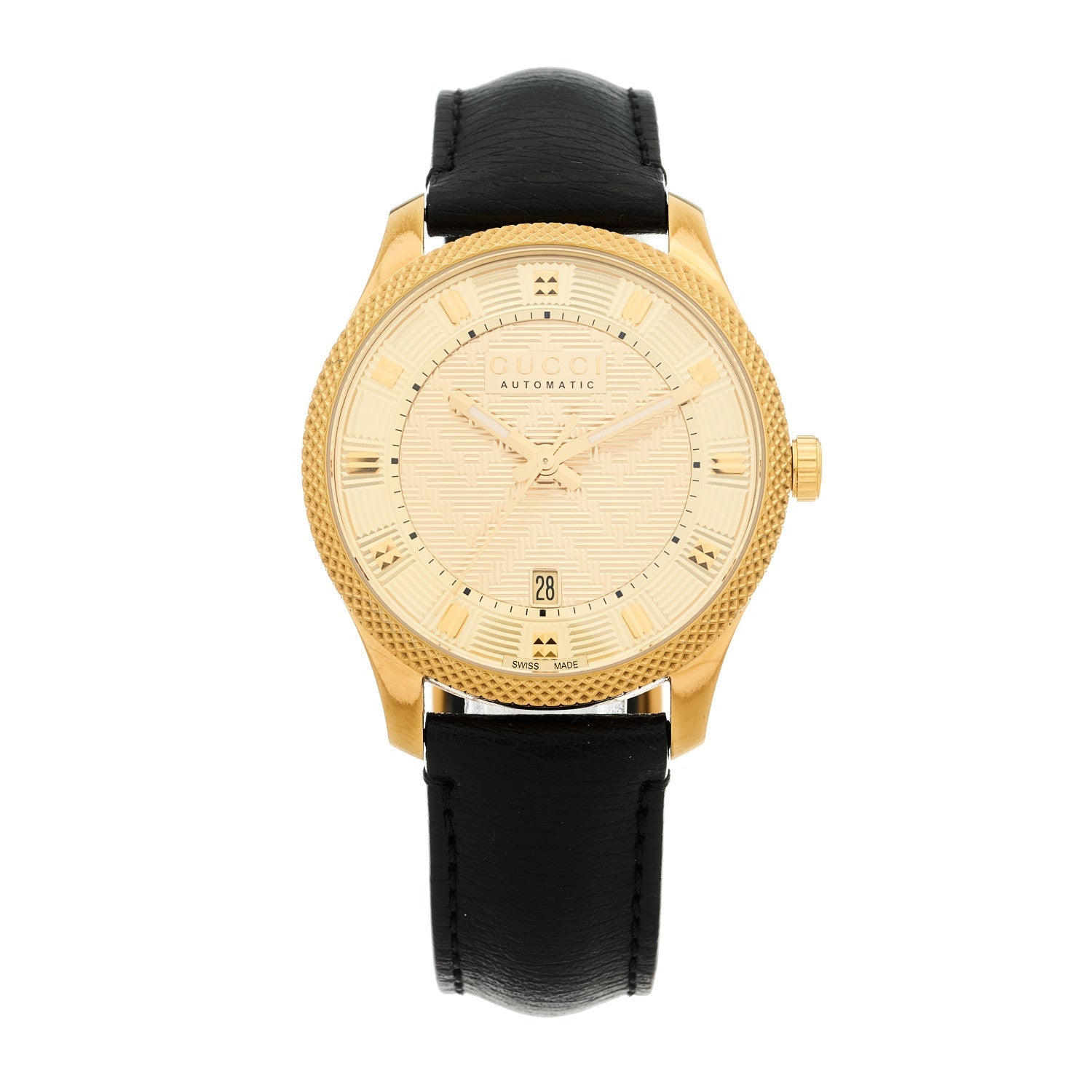 Gucci Stainless Steel Calfskin 40mm G-Timeless Eryx Automatic Watch Gold