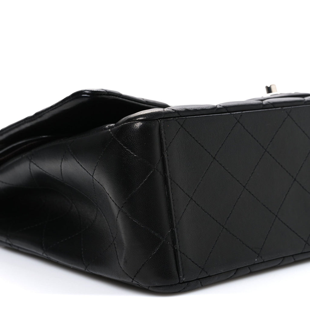 Chanel Lambskin Quilted Maxi Double Flap Black