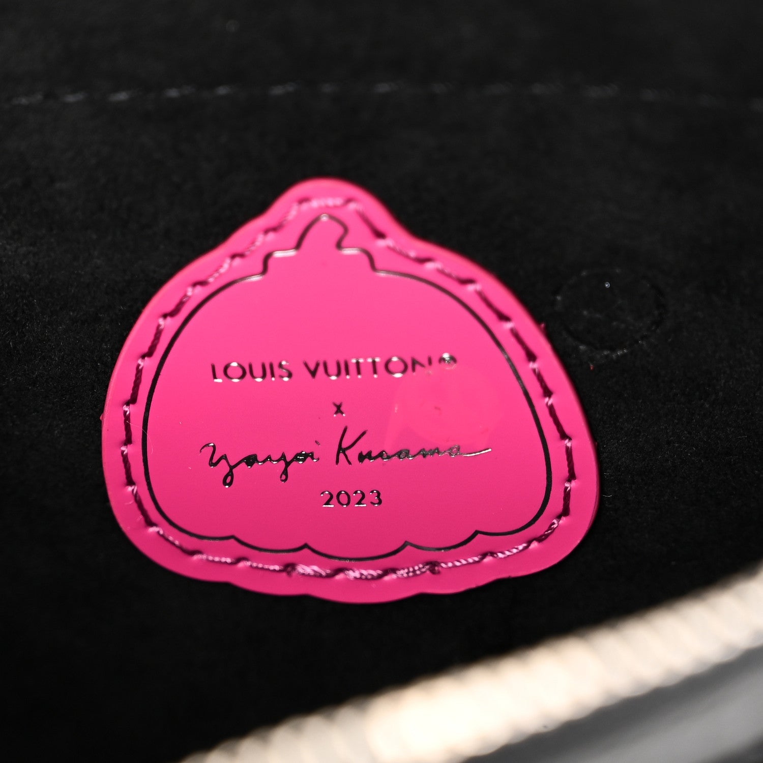 Louis Vuitton LV X YK Empreinte Multi Pochette Accessories Black Fuchsia