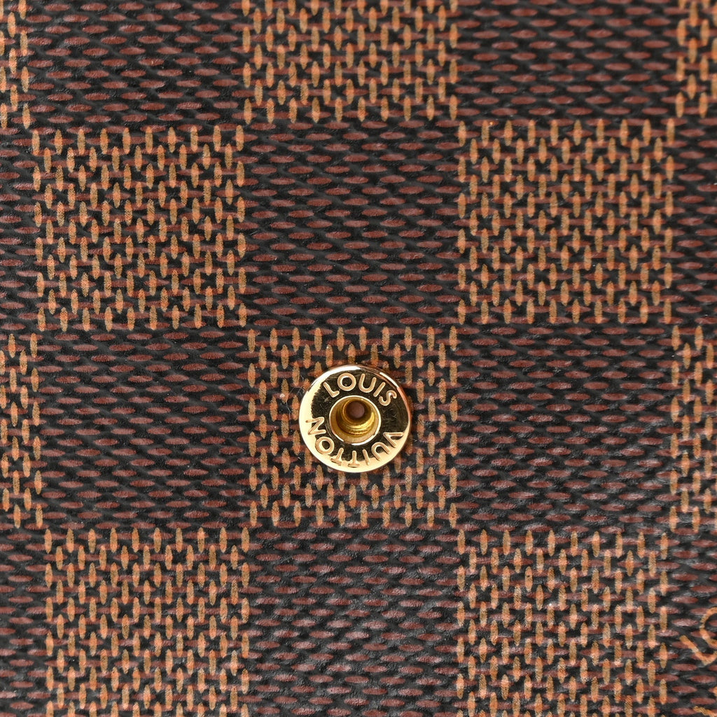 Louis Vuitton Damier Ebene Victorine Wallet Rose Ballerine