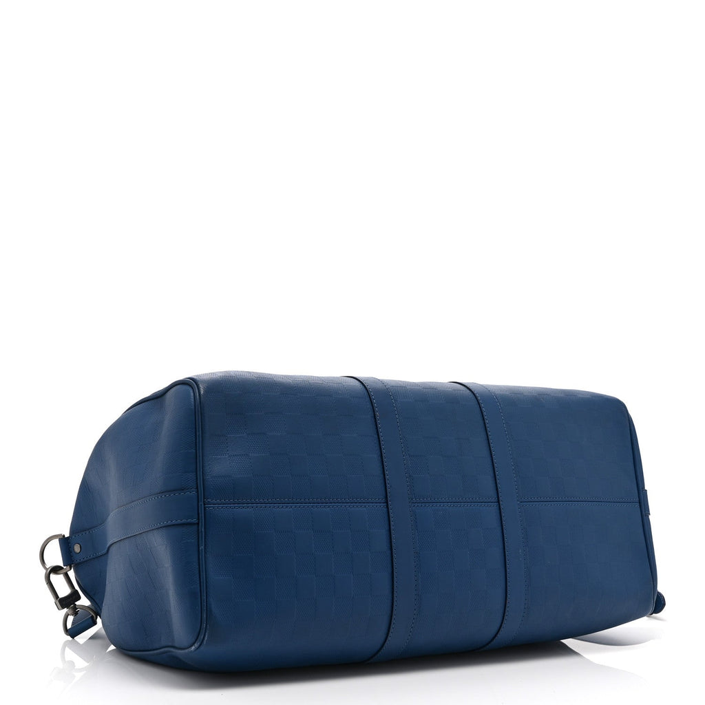 Louis Vuitton Damier Infini Keepall Bandouliere 45 Neptune