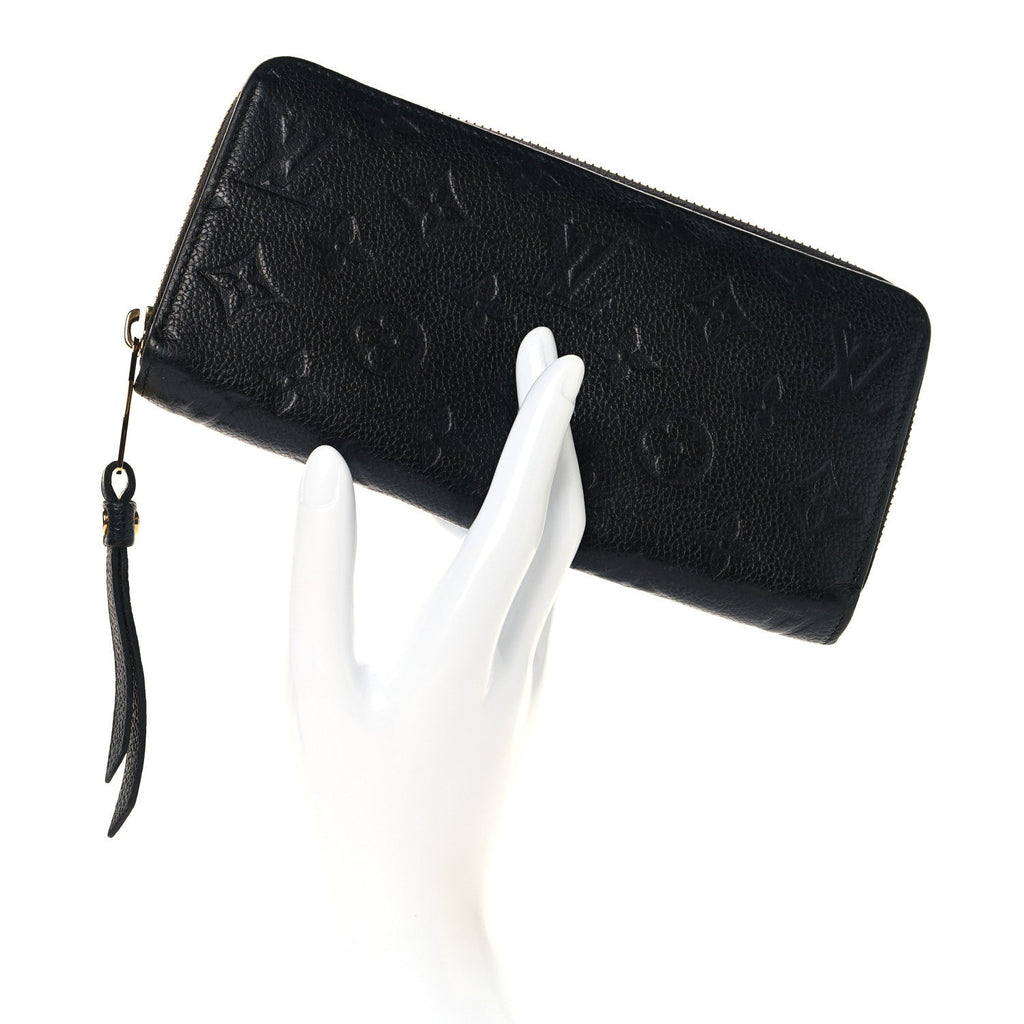 Louis Vuitton Empreinte Zippy Wallet Black