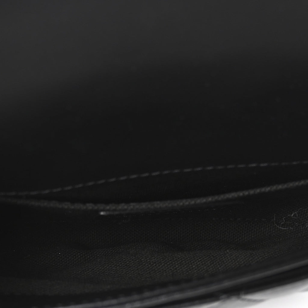 Chanel Calfskin Quilted CC Uniform Flap Belt Bag Black