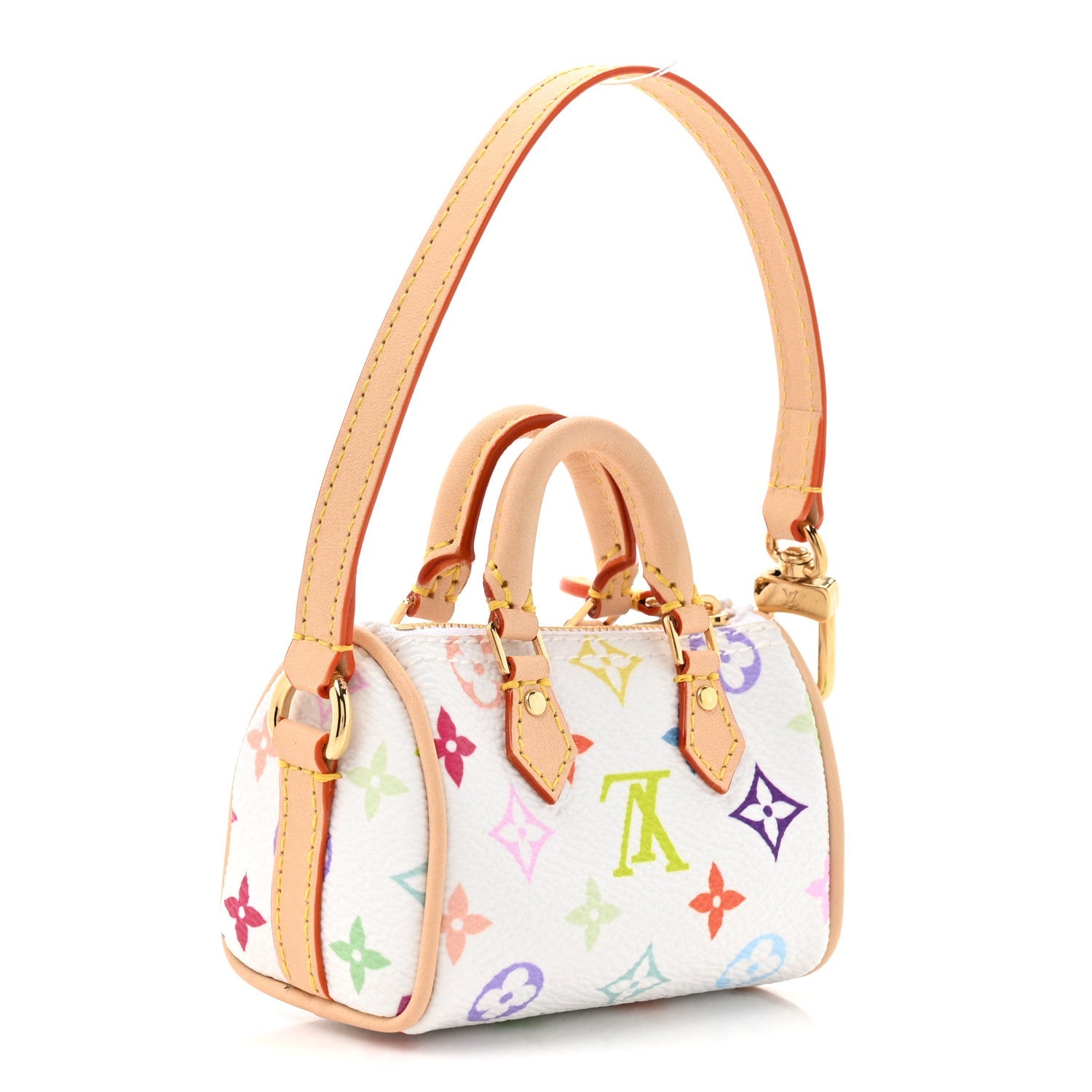 Louis Vuitton x TM Micro Speedy Bag Charm White