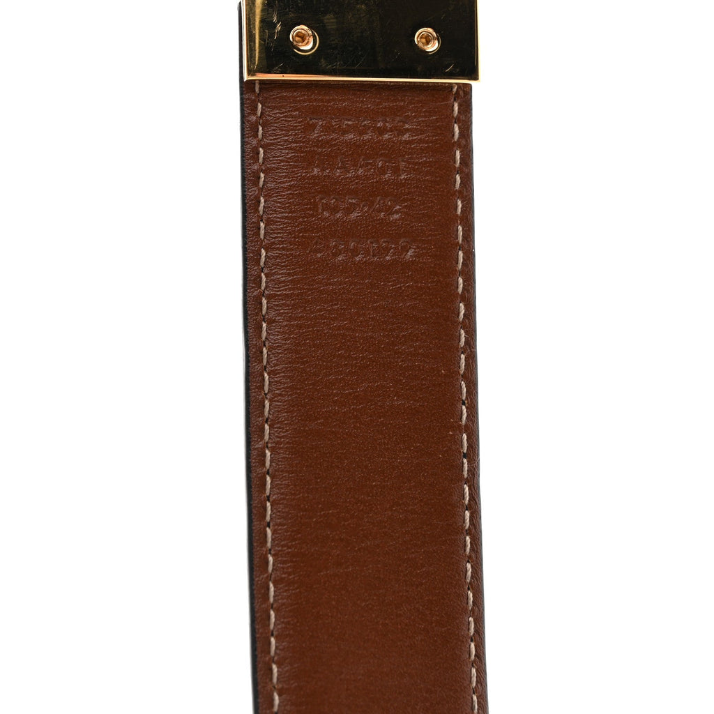 Gucci Textured Dollar Calfskin Ciny Calf Lux Squared Interlocking G 30mm Reversible Belt 105 42 Brown Black