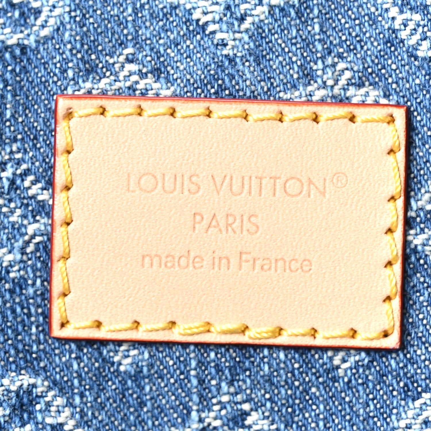 Louis Vuitton Denim Monogram Dauphine Soft GM Blue