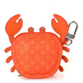 Louis Vuitton Monogram Crab Bag Charm Orange