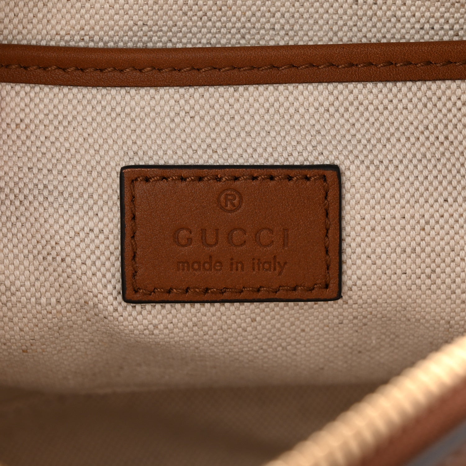 Gucci GG Supreme Calfskin Mini Blondie Bag Beige Ebony Sundial