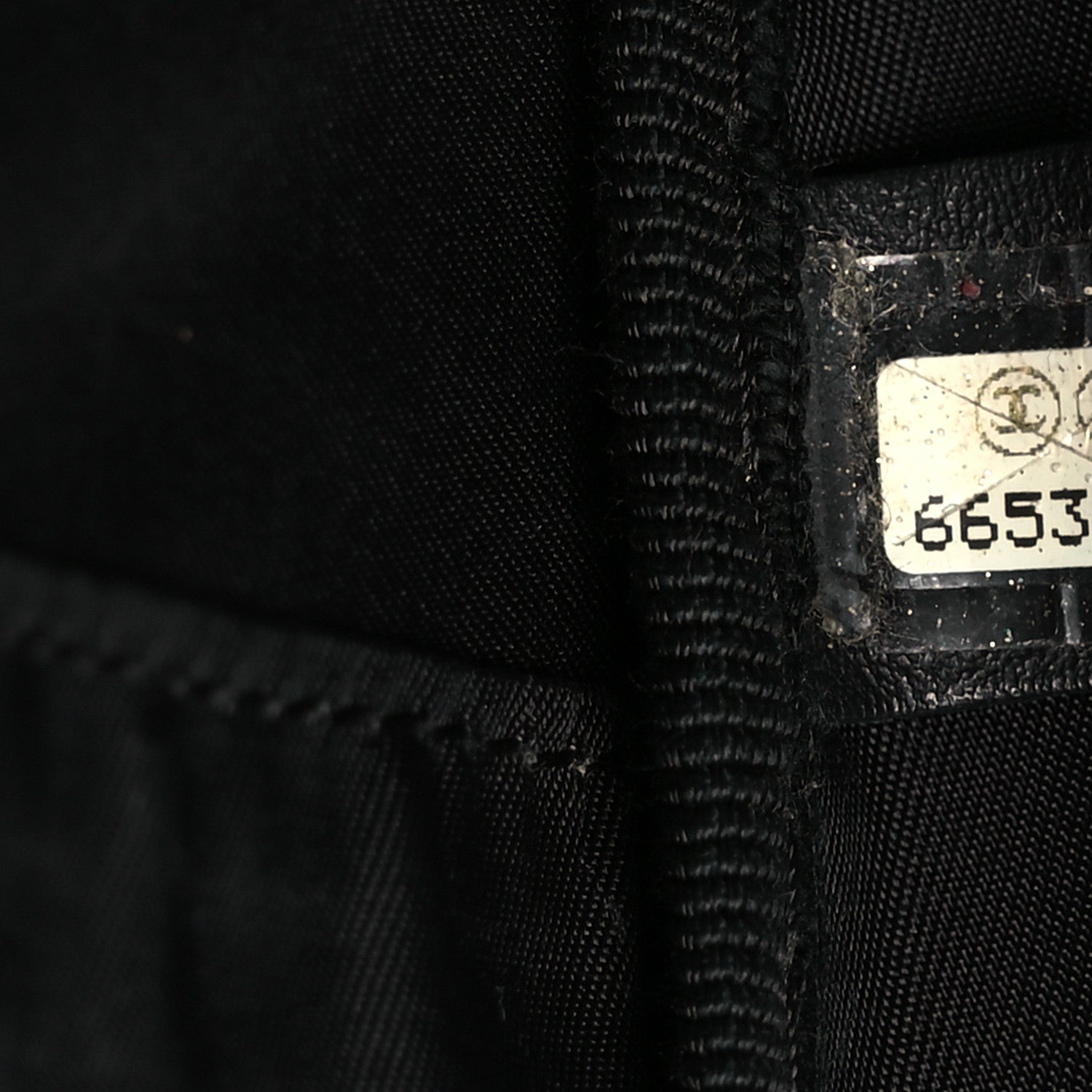 Chanel Nylon Travel Shoulder Bag Black