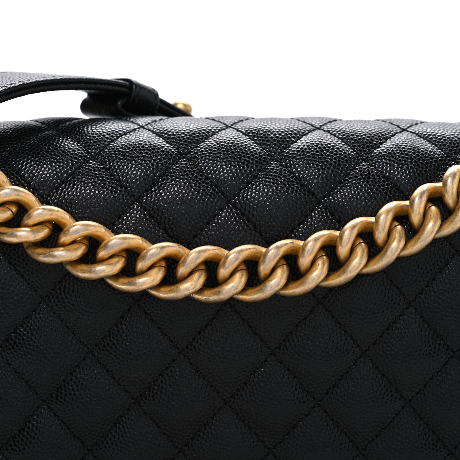 Chanel Caviar Quilted Medium Boy Flap Black