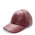Gucci Nappa GG Baseball Hat M Burgundy