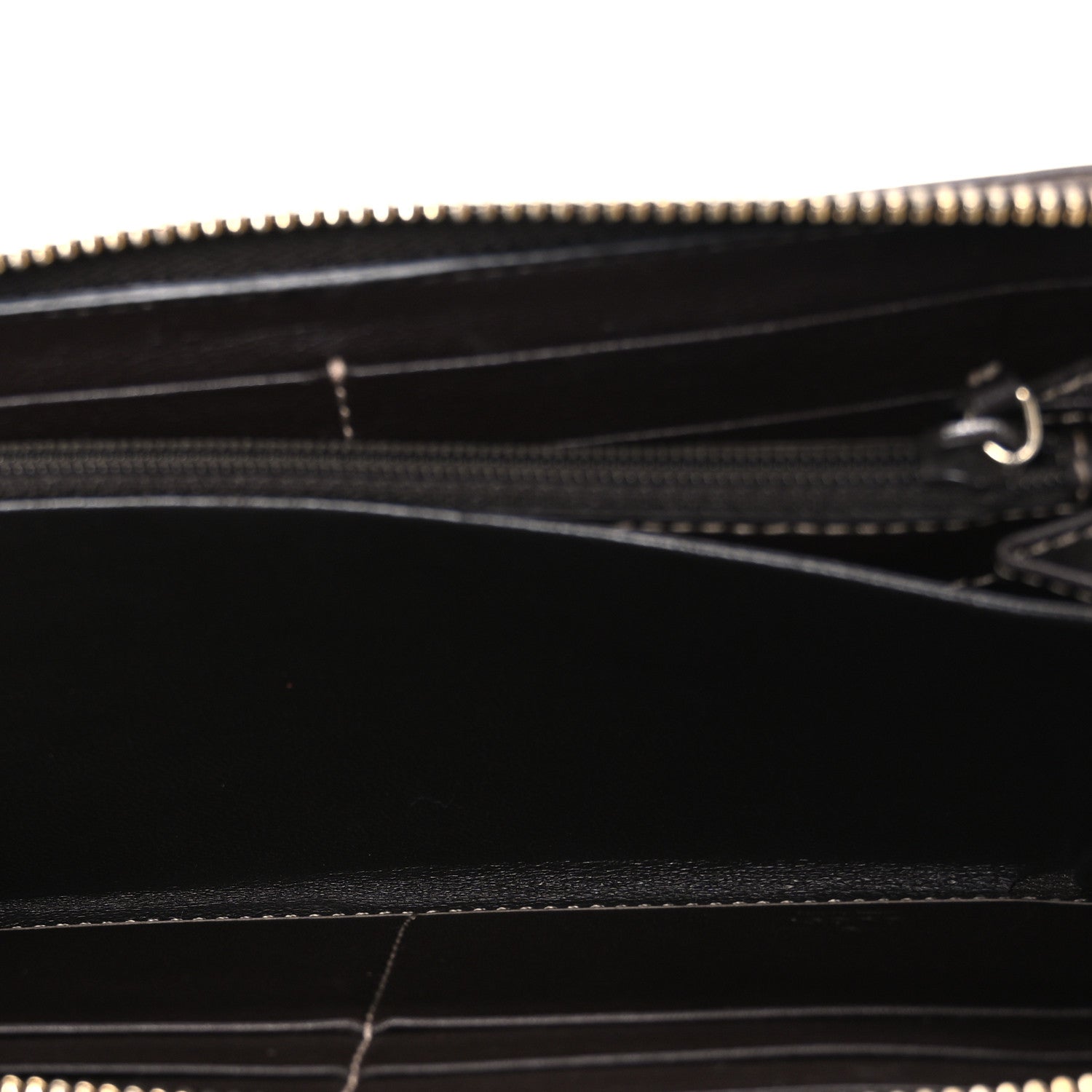 Gucci Monogram Mayfair Zip Around Wallet Dark Brown