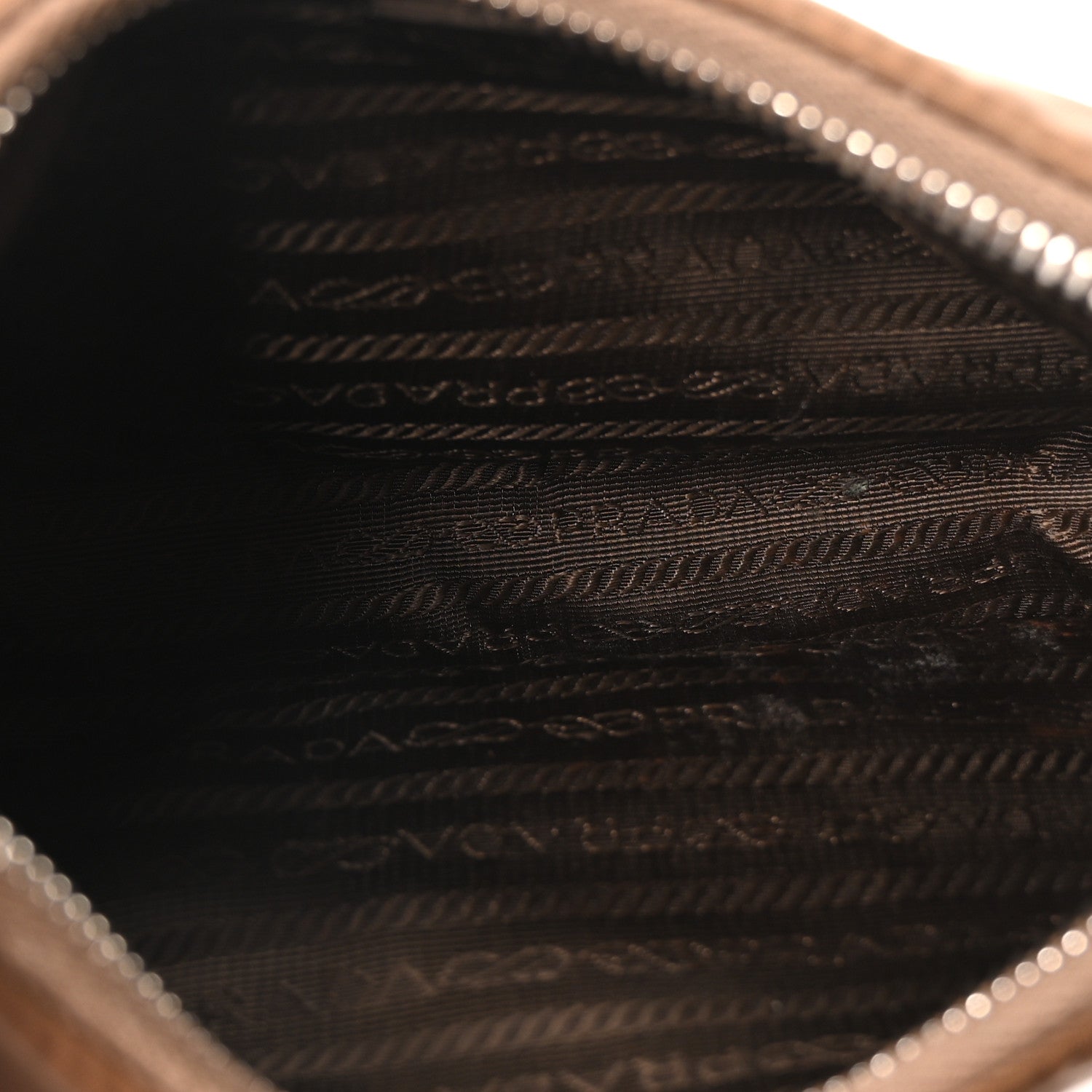 Prada Nylon Re-Edition 2005 Shoulder Bag Cacao