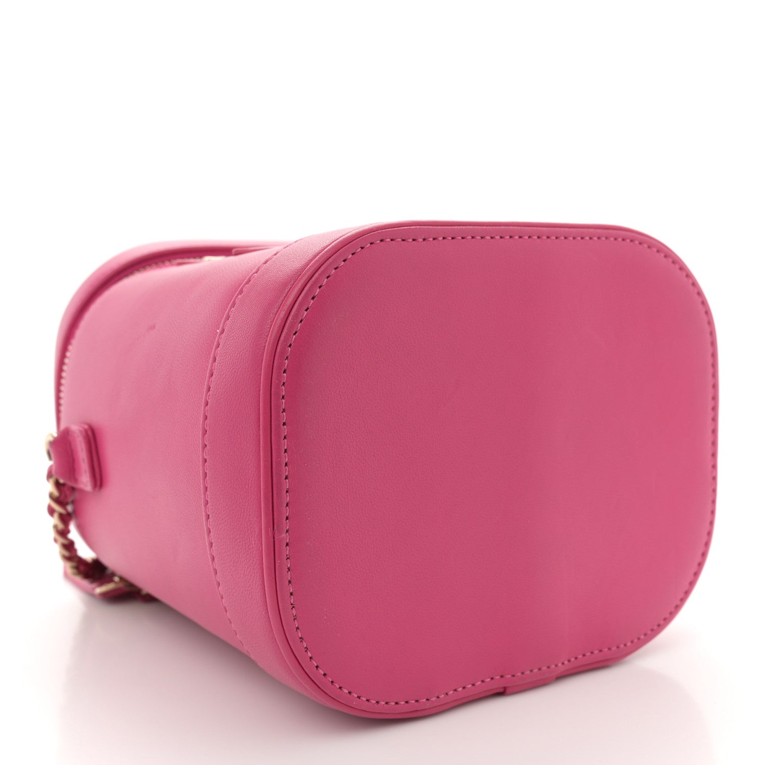 Chanel Lambskin Timeless Vanity Cosmetic Case Pink