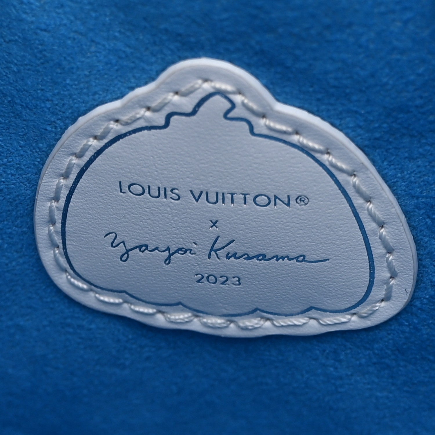 Louis Vuitton LV X YK Empreinte Nano Noe MM Blue White