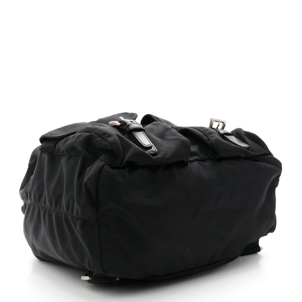 Prada Tessuto Nylon Vela Medium Backpack Black