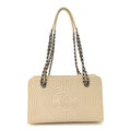 Chanel Glazed Calfskin Quilted Korean Garden Off White