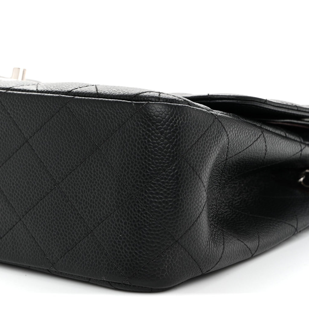 Chanel Caviar Quilted Jumbo Double Flap Black