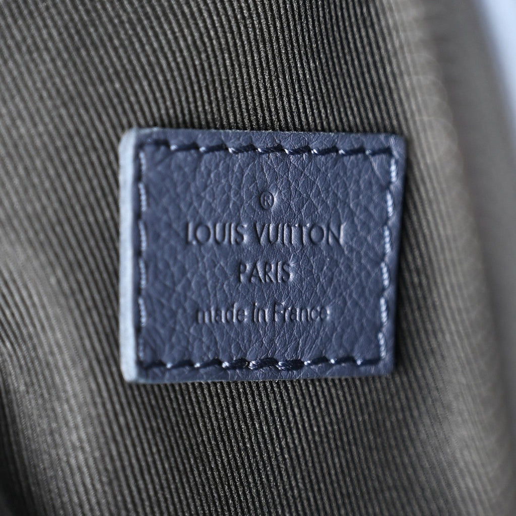 Louis Vuitton Monogram Shadow Duo Slingbag Navy River Blue