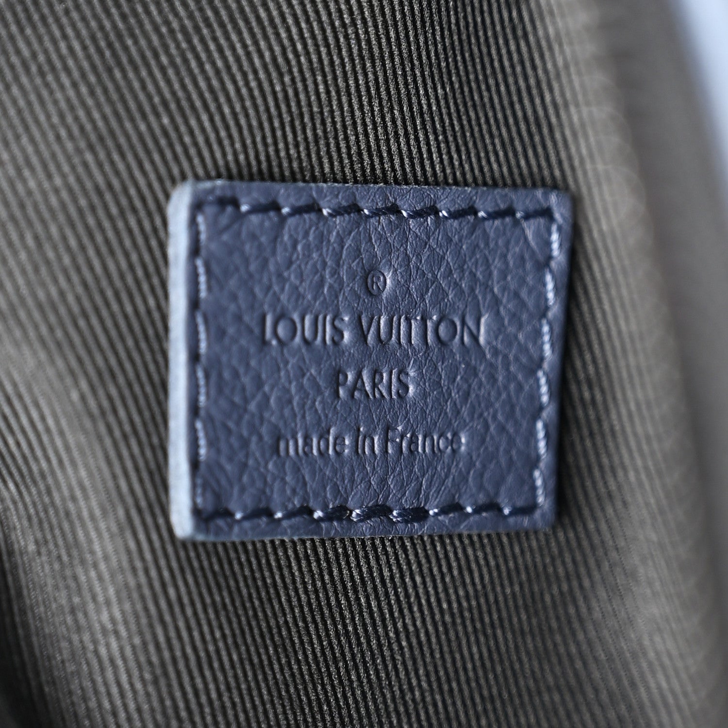 Louis Vuitton Monogram Shadow Duo Slingbag Navy River Blue