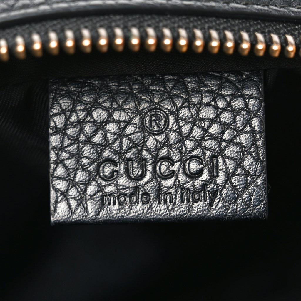 Gucci Pebbled Calfskin Small Soho Disco Bag Black