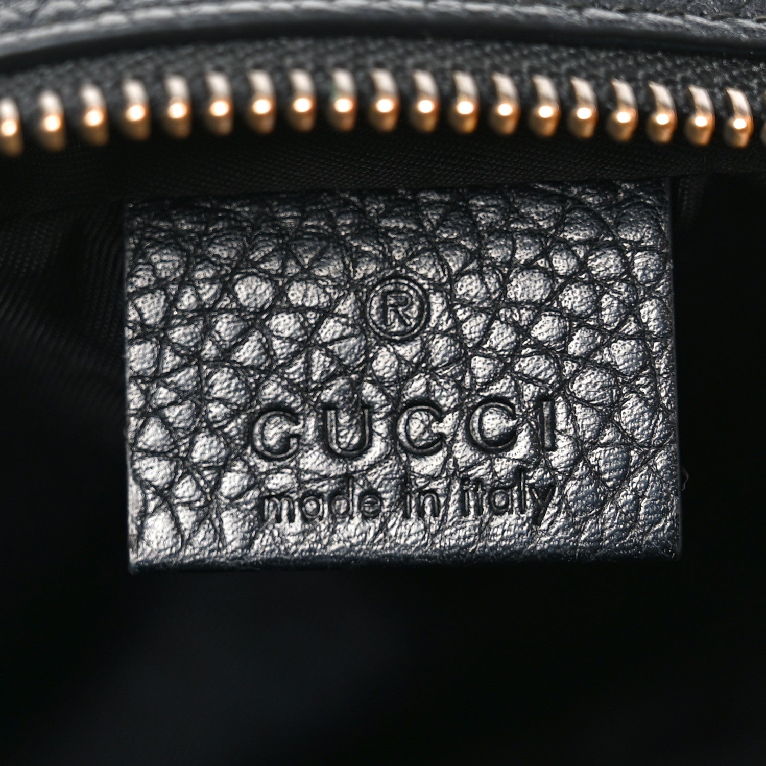 Gucci Pebbled Calfskin Small Soho Disco Bag Black