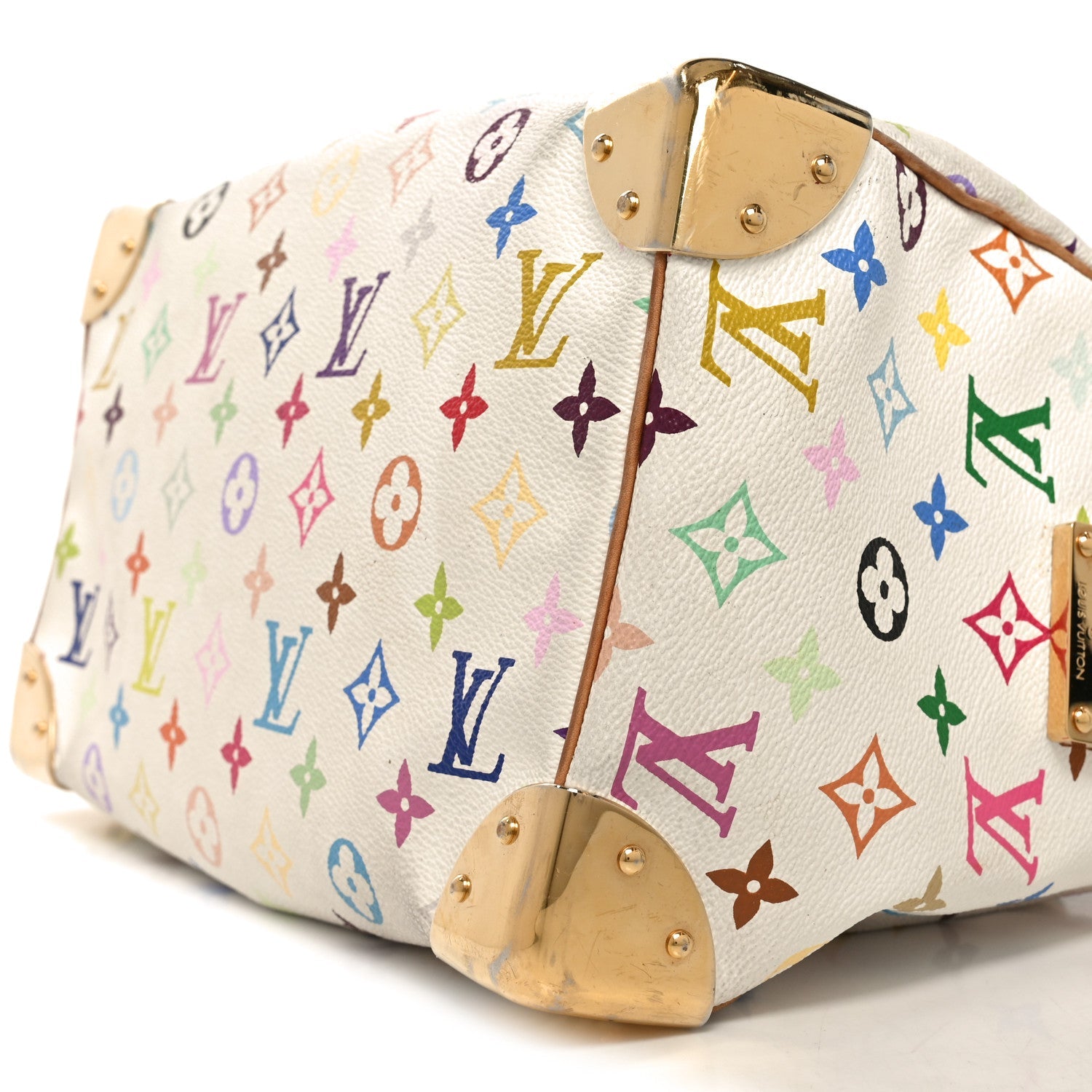 Louis Vuitton Monogram Multicolor Speedy 30 White