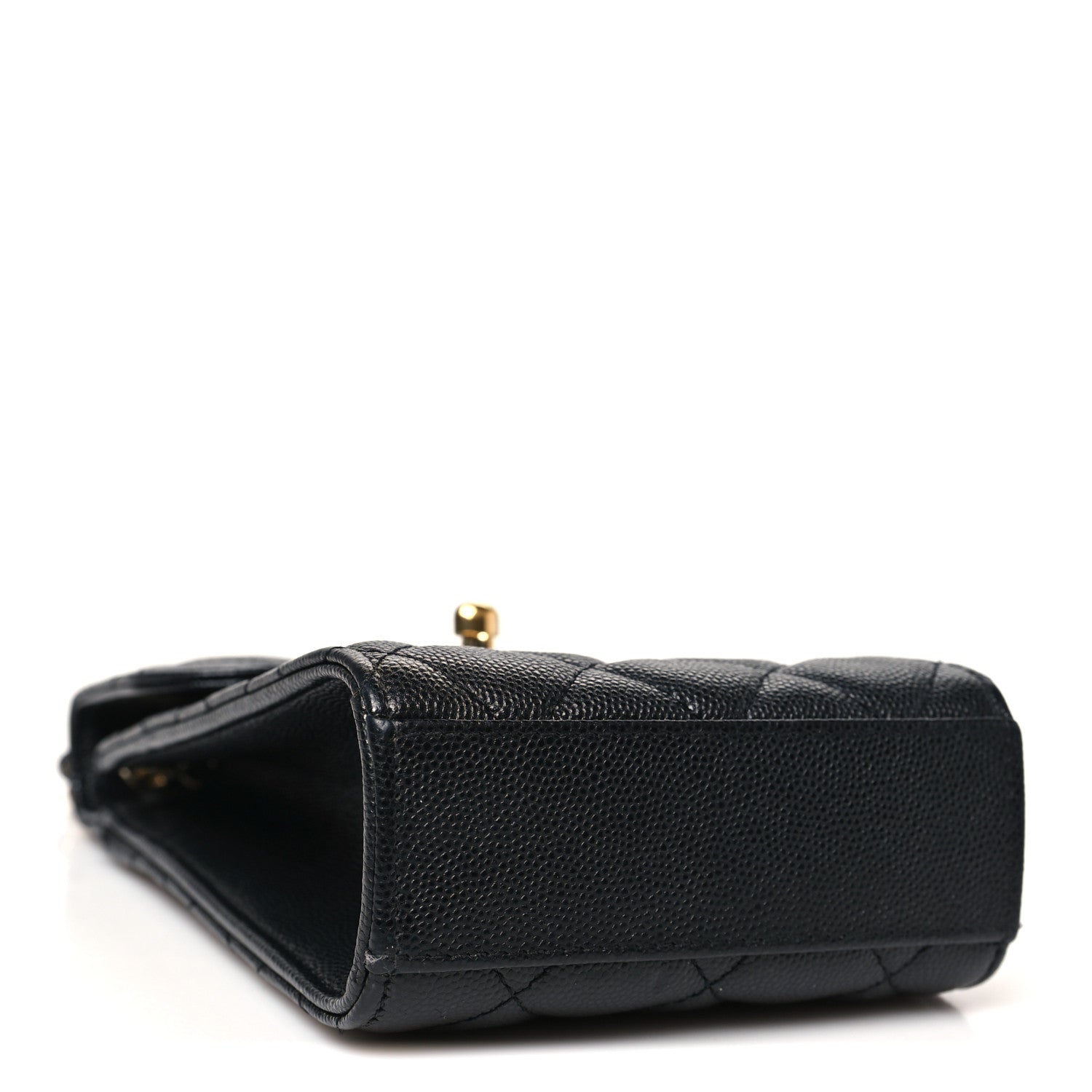 Chanel Caviar Quilted Classic Phone Holder Black