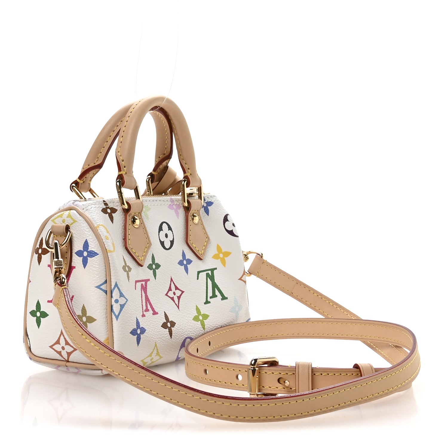 Louis Vuitton LV X TM Monogram Multicolor Nano Speedy White