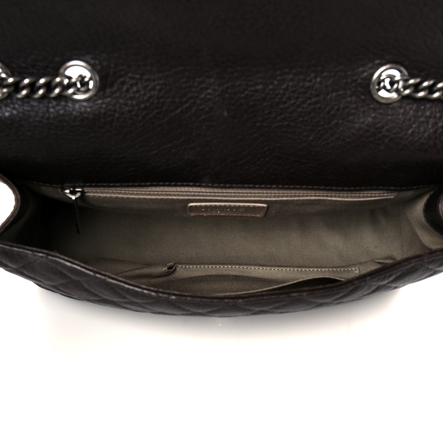 Chanel Calfskin Lambskin Studded Paris Dallas Texan Flap Brown Black
