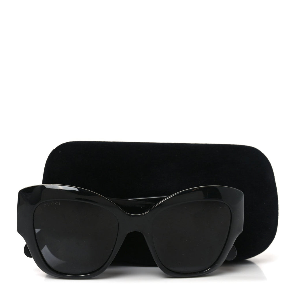 Gucci Acetate GG Butterfly Sunglasses GG0808S Black