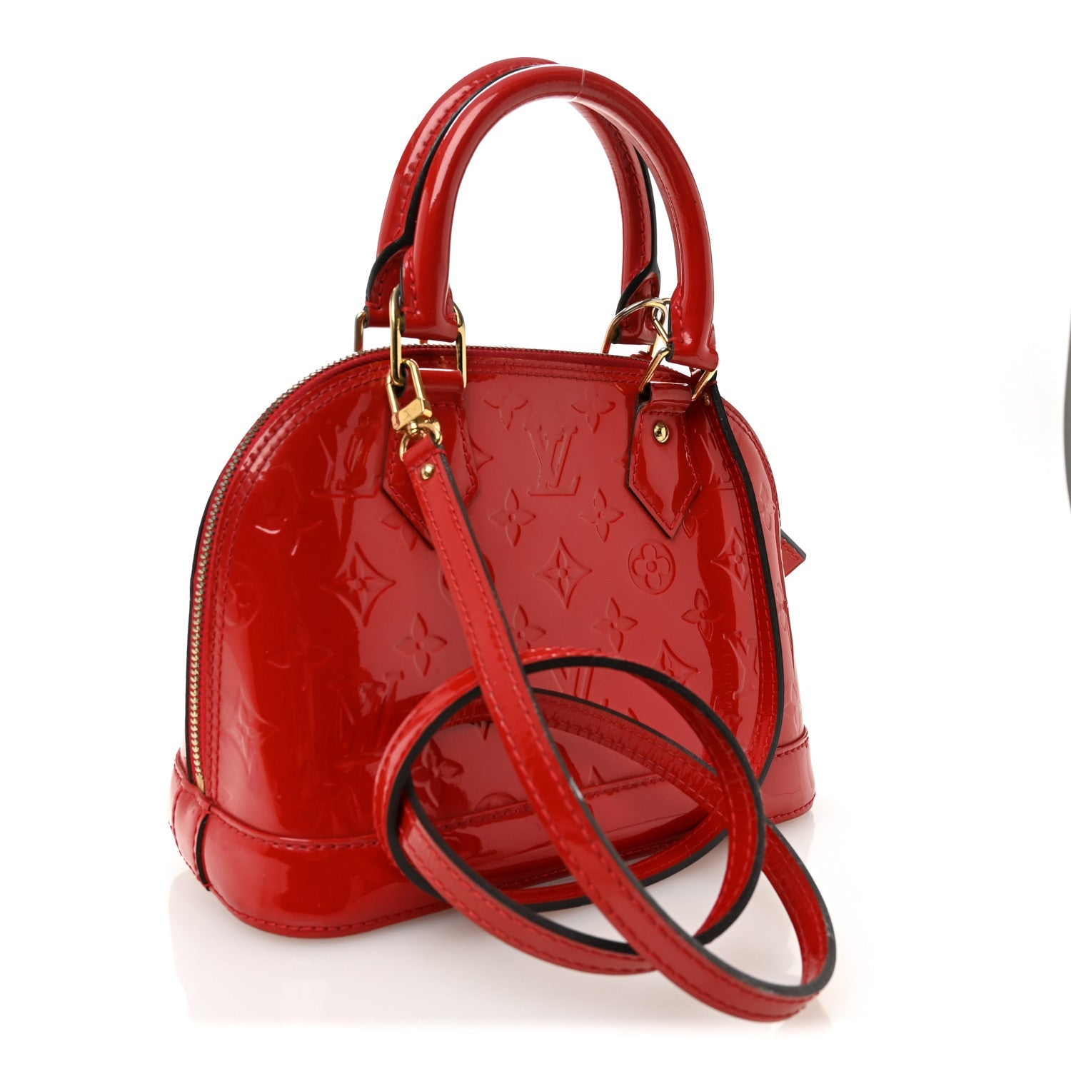 Louis Vuitton Vernis Alma BB Cherry