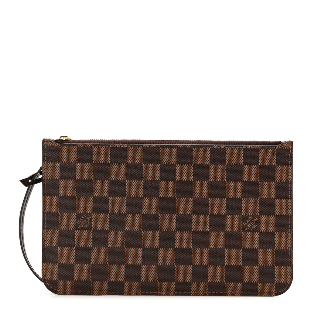 Louis Vuitton Damier Ebene Neverfull MM GM Pochette