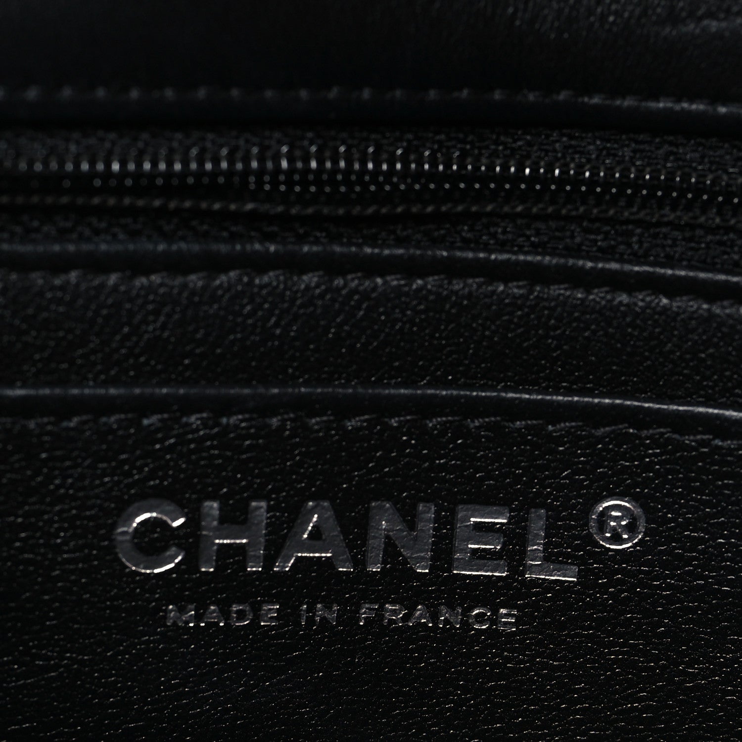 Chanel Lambskin Quilted Mini Rectangular Flap Black
