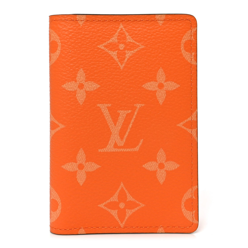 Louis Vuitton Taigarama Pocket Organizer NM Tangerine